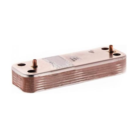 Intercambiador de 12 Placas para Calderas Baxi, Roca y Cointra  Compatible con Códigos SX5686670  Repuesto Original de Calidad
