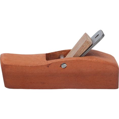 Miniatur-Holzhobel aus rotem Sandelholz, Stahlklinge, Handhobel zum Feinbearbeiten und Entgraten (1/5)