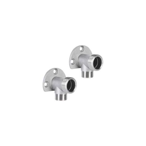 Kit d'installation pour connecter le tuyau pour robinet apparent. système de douche extérieur. mitigeur thermostatique. conversion encastré en surface - (1/4)
