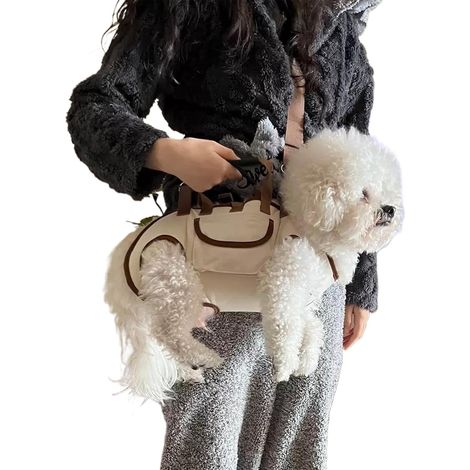 Transporteur Chat Fourre-Tout Portable Spacieux pour Animal en Tissu Oxford Sac à main porte-chat Destiné Aux Chatons Chiots Camping Marche Randonnée (1/5)