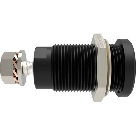 Schützinger DI SEB 9424 Ni / SW Presa integrata di sicurezza dritto Nero 1 pz.