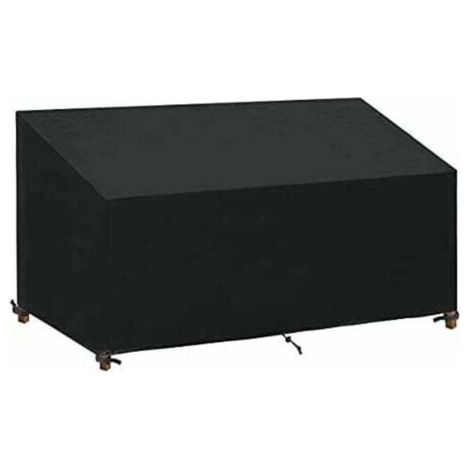 Housse pour banc de jardin 3/4 places, imperméable, en tissu Oxford, anti-UV, pour fauteuils (185 x 69 x 65/96 cm) (1/4)