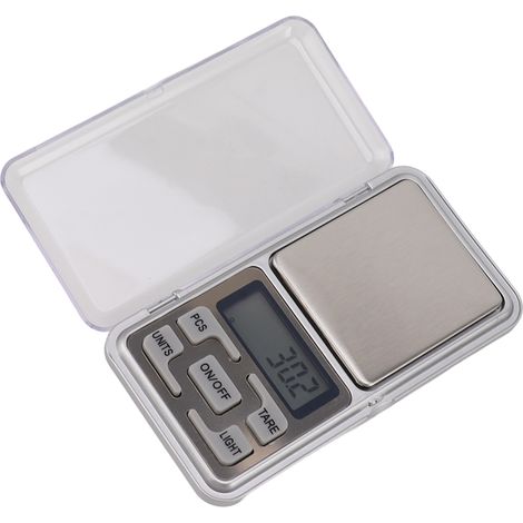 Balance de poche numérique 500 g/0,01 g, petite balance portable de haute précision avec écran LCD pour bijoux, or, aliments et médicaments (1/5)