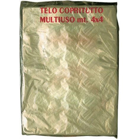 Telo Copritutto in polietilene T20 Tipo Leggero 4x4 mt - 2pz (1/2)