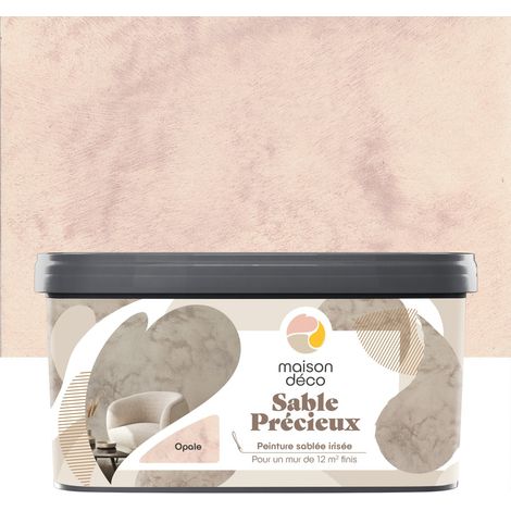 Pintura de efectos especiales, Precious Sand MAISON DECO, ópalo, arenada, 2 l MAISON DECO