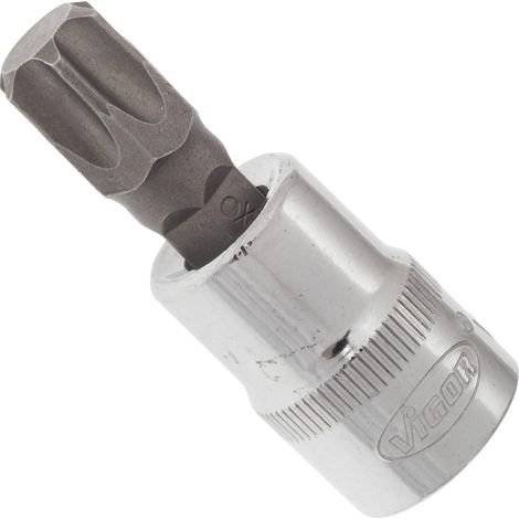 VIGOR Schraubendrehereinsatz, 3/8 (10 mm) Vierkant hohl, Innen TORX Profil, SW T55, Art.Nr. V2295N (1/3)