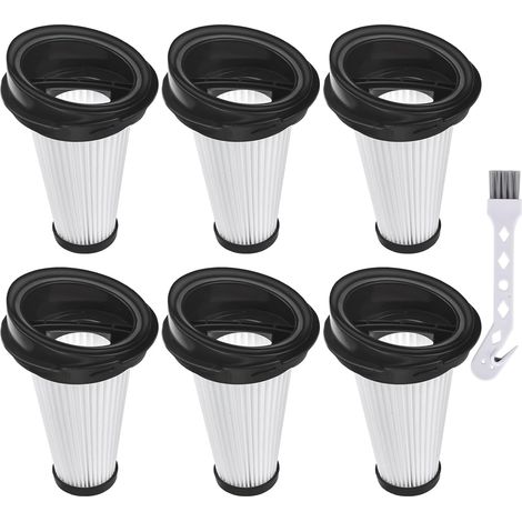 6 Stück Ersatzfilter für Grundig VCH9929L VCH9930 VCH9930 VCH9931 VCH9932 2 in 1 Akku-und Handstaubsauger,Hepa Filter Ersatzteile Teilenummer 9178013673 Staubsaugerfilter (1/5)