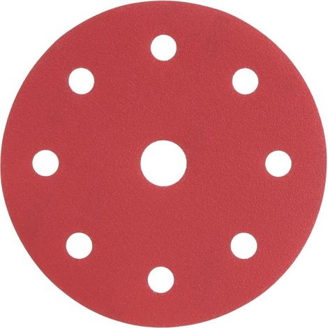 Disque abrasif - Radix - Pro - Velcro 125 mm - P150 - 9 trous (50 pcs) (1/2)