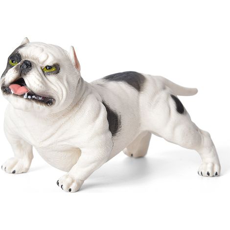 Figurine chien réaliste décoration bureau jouet éducatif simulation animal modèle ornement (1/5)