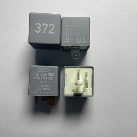 Pompe à carburant pour Volkswagen Passat Audi, relais Volkswagen 372 4D0951253, Volkswagen 899309000