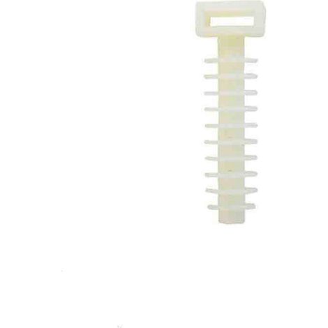 Bloc blanc n ° 8 pour bride (25 pièces) Par blister emballé