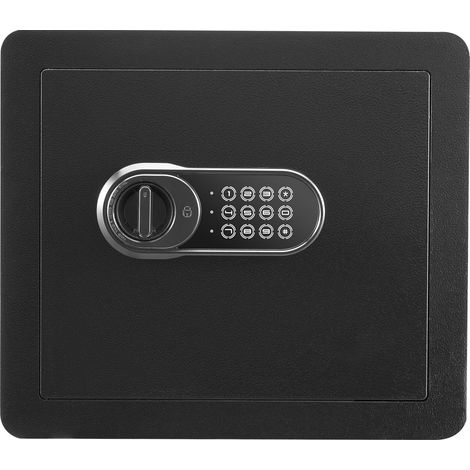 Coffre-fort 33,9 L, acier sécurisé, clavier numérique et 2 clés, avec sac ignifuge, protège argent, bijoux, documents, pour maison, hôtel, 40,1 x 30,0 x 35,1 cm (1/5)