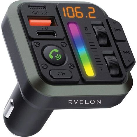 Émetteur FM Bluetooth Rvelon MT04B (1/4)