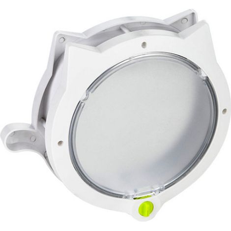 White Cat Door Cat Ear Shape Pet Door Dog Hole New Cat Door Cat Kennel Pet Toy Supplies (1/5)