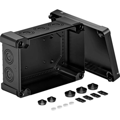 [NEUWERTIG] B-Ware OBO Bettermann Abzweigdose IP67 grau 286x202mm Kabeldurchführung 1 Stück (1/2)