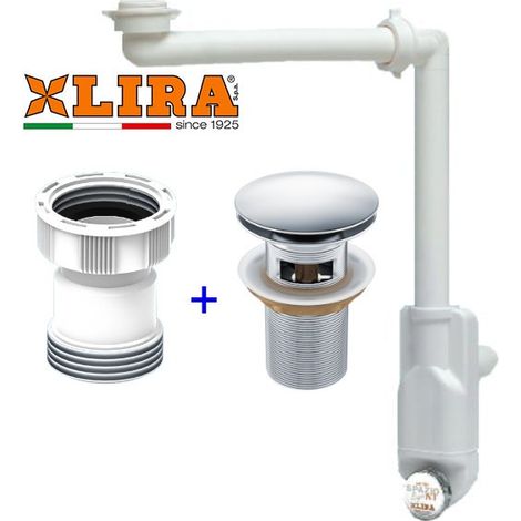 Waschbecken-Siphon platzsparend, weiß SPAZIO BAGNO NT LIRA Ø32 mm (1/5)
