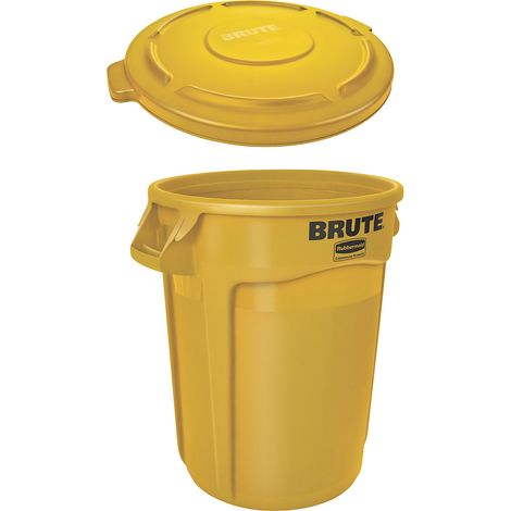 Rubbermaid, Conteneur universel BRUTE® à couvercle rond, (1/2)