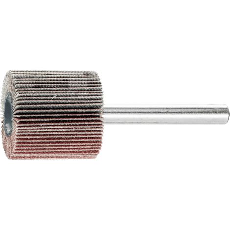 PFERD TOOLS Korund Fächerschleifer F Ø 25x25 mm Schaft-Ø 6 mm A180 für Feinschliff und Finish 10 Stk
