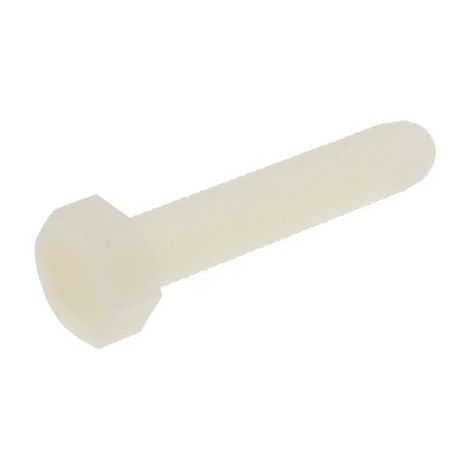Vis à tête hexagonale Nylon, M10 x 50mm ( Prix pour Sachet de 50 )
