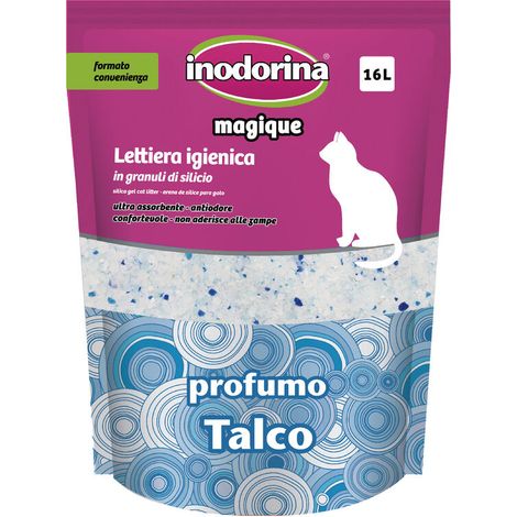 Sabbia per Gatti Inodorina MAGIQUE TALCO Talco 16 L