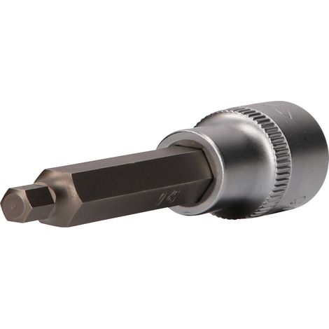 BRILLIANT TOOLS Douille tournevis 1/2" six pans creux, longueur 100 mm 6 mm - BT022871 (1/5)