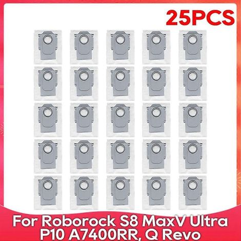 Sacs pour aspirateurs Roborock S8 MaxV Ultra, P10 A7400RR, Q Revo, Qrevo Pro, Qrevo MaxV, Qrevo S, Qrevo P (1/5)