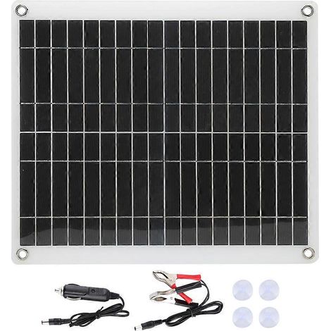 25W Flexibles polykristallines Solarpanel-Reiseladegerät für Camping, Van und Wandern (1/5)