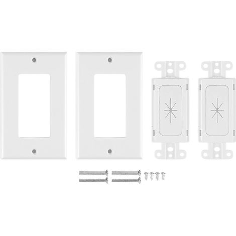 inserts de guide-câbles muraux en caoutchouc souple, panneaux muraux décoratifs, plaque de guide-câbles basse tension simple (1/5)