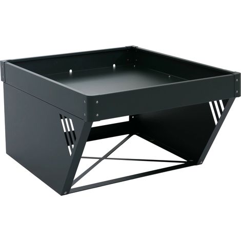 Garaje para robot cortacésped con jardinera refugio con techo para robot cortacésped 40 × 60 × 70 cm metal verde 040008933 (1/5)
