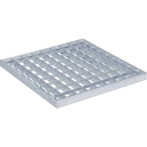 vidaXL Rejilla Plateado 30 x 30 x 2 cm (1/2)