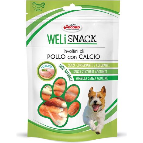 Rolls de poulet avec calcium Snack pour chiens