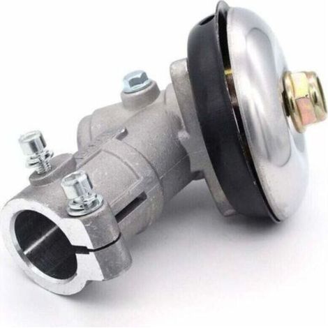 Renvoi d\'angle Debroussailleuse 26mm, XU, Tête d\'engrenage Debroussailleuse Universelle Boîte de Vitesse de Tondeuse à Gazon pour Coupe Herbe/Tronconneuse (26mm, Rond de 9 Dents) - (1/4)