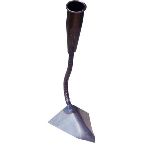 Houe triangulaire de labour en acier manganèse taille petite tête seule sans manche outil d'ouverture de sillons jardinage agricole (1/5)