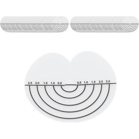 100 Protections Thermiques pour Cheveux en PVC avec Échelle - Accessoires pour Extensions et Lissage