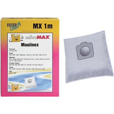 SACHET DE SACS MOULINEX pour PIECES ASPIRATEUR NETTOYEUR... (1/3)
