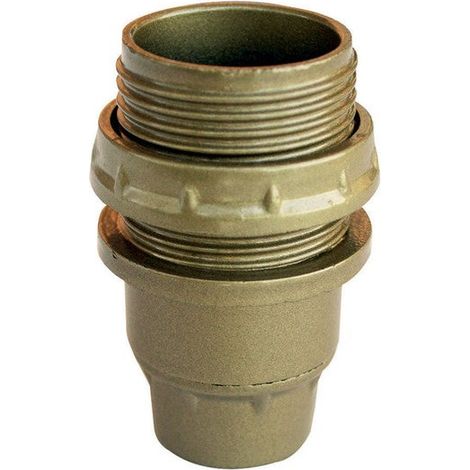 Douille 1/2 Filetée E14 Tibelec, Plastique, Or 40 W (1/2)