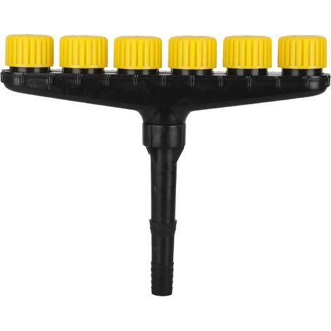 Zoternen Arroseur de Jardin, Arrosage Pelouse Pulvérisateur d'eau Système d'Arrosage pour Jardin Pelouse Plantes Légumes Fleurs Cour Pastorale (Jaune) (1/5)