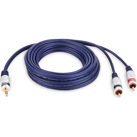 Cable jack estéreo de 3,5 mm - 2 conectores RCA cinch vitalco cable jack estéreo de 3,5 mm - 2 conectores RCA cinch vitalco 30,0 m (JKD10-3) (1/5)