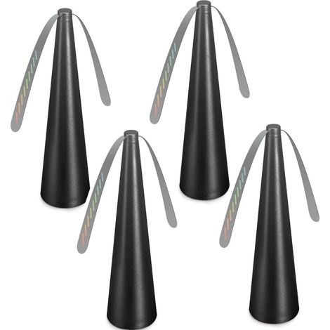 Lot de 4 ventilateurs anti-mouches portables, ventilateurs anti-moustiques, ventilateurs de table anti-moustiques, noir (1/5)