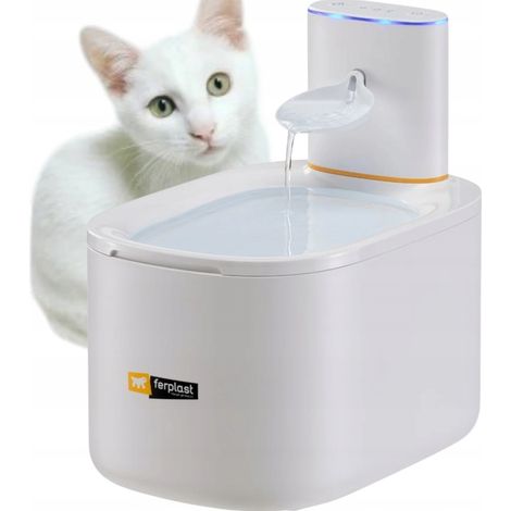Fuente Ferplast Astra para gatos y perros pequeños con sensor de movimiento y filtro de 3 l (1/3)