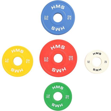 Juego de discos olímpicos HMS CBRS SET 01 (10 piezas)
