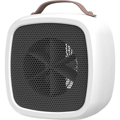 Chauffage appoint bureau warm air ventilateur avec handle lampe weight électrique rapide chauffant pour homeoffice UE (1/5)