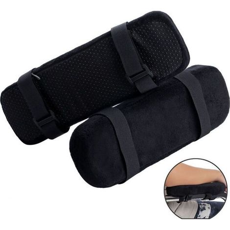 [NEVER USED]  Elbow Cushion, 2 Pieces Memory Foam Armrest Protectors Elbow Support Arm Pads Chair Soft Armrests Pillow for Elbows and Forearms Relief (1/4)