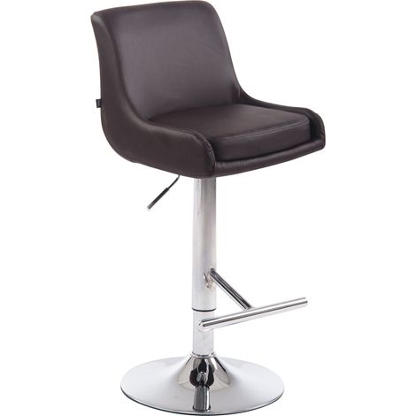 Tabouret de banque avec un design élégant rembourré de différentes couleurs comme colore : MARRON (1/3)