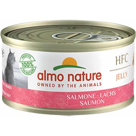Almo Nature Gatto HFC Jelly Lattina 70gr Salmone