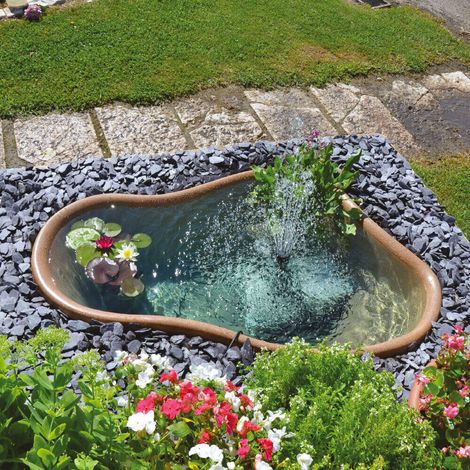 Laghetto Artificiale Roccia da Giardino 157x102x38 cm 260 Litri (1/2)
