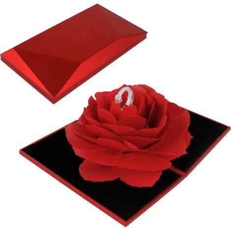 Boîte Bagues Ecrin Fiançailles Saint-Valentin (1/5)