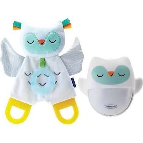 Cofanetto regalo - INFANTINO - 302036 - Luce notturna e Gufo in peluche luminescente (1/2)