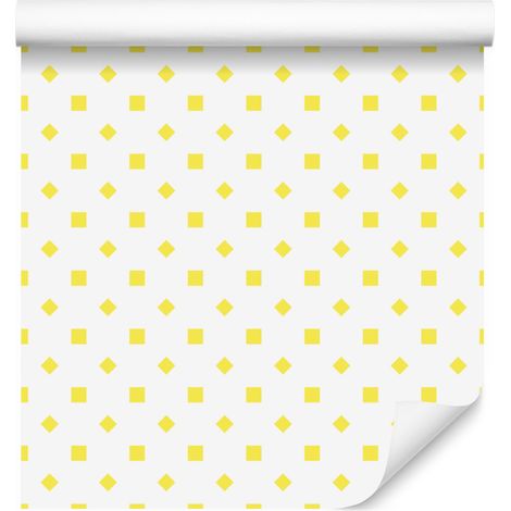 Papier peint à pois blancs, formes douces pour salon et chambre 50x1000 cm (1/5)