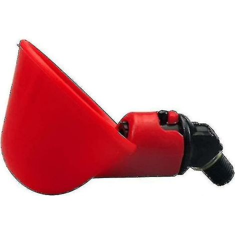 10 pièces automatiques poulet/volaille abreuvoirs/abreuvoirs avec irrigation tasses plateaux rouge (1/3)